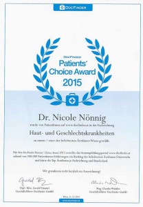 Hautarzt Award Docfinder 2015